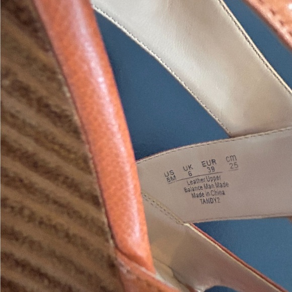 FRANCO SARTO WEDGE STACKED HEELS, SZ 8 US - Picture 6 of 11